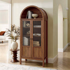 Modway Tessa Tall Arched Storage Display Cabinet