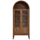 Modway Tessa Tall Arched Storage Display Cabinet