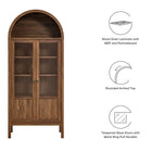 Modway Tessa Tall Arched Storage Display Cabinet