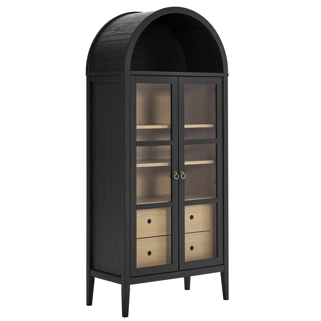 Modway Nolan Tall Arched Storage Display Cabinet  