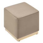 Modway Tilden 17" Square Performance Velvet Upholstered Ottoman