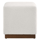 Modway Tilden 17" Square Boucle Upholstered Ottoman