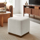 Modway Tilden 17" Square Boucle Upholstered Ottoman