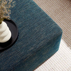 Modway Callum Large 28" Square Woven Heathered Fabric Upholstered Ottoman