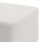 Modway Callum Large 28" Square Woven Heathered Fabric Upholstered Ottoman