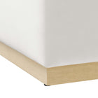 Modway Tilden Large 28" Square Performance Velvet Upholstered Ottoman