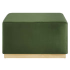 Modway Tilden Large 28" Square Performance Velvet Upholstered Ottoman