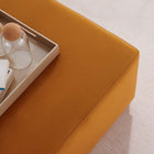 Modway Tilden Large 28" Square Performance Velvet Upholstered Ottoman