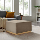 Modway Tilden Large 28" Square Performance Velvet Upholstered Ottoman