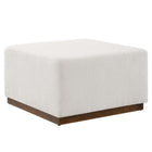 Modway Tilden Large 28" Square Boucle Upholstered Ottoman  