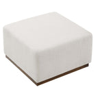 Modway Tilden Large 28" Square Boucle Upholstered Ottoman