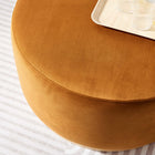 Modway Tilden Large 29" Round Performance Velvet Upholstered Ottoman