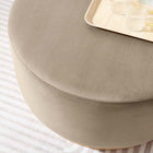 Modway Tilden Large 29" Round Performance Velvet Upholstered Ottoman