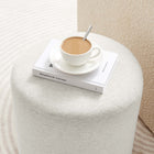 Modway Callum 16" Round Woven Heathered Fabric Upholstered Ottoman