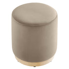 Modway Tilden 16" Round Performance Velvet Upholstered Ottoman