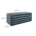 Modway Mezzo Upholstered Performance Velvet Storage Bench