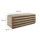 Modway Mezzo Upholstered Performance Velvet Storage Bench