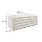 Modway Mezzo Boucle Upholstered Storage Bench