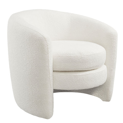 Modway Affinity Upholstered Boucle Fabric Curved Back Armchair  