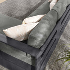 Modway Tahoe 2-Piece Outdoor Patio Powder-Coated Aluminum Right-Facing Chaise Sectional Sofa Set