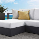 Modway Tahoe 2-Piece Outdoor Patio Powder-Coated Aluminum Left-Facing Chaise Sectional Sofa Set
