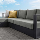Modway Tahoe 3-Piece Outdoor Patio Powder-Coated Aluminum Left-Facing Chaise Sectional Sofa Set