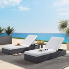 Modway Tahoe 3-Piece Outdoor Patio Powder-Coated Aluminum Chaise Lounge Set