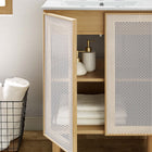 Modway Calla 24" Perforated Metal Bathroom Vanity