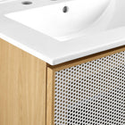 Modway Calla 24" Perforated Metal Bathroom Vanity