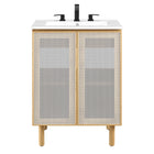 Modway Calla 24" Perforated Metal Bathroom Vanity