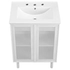 Modway Calla 24" Perforated Metal Bathroom Vanity