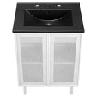 Modway Calla 24" Perforated Metal Bathroom Vanity