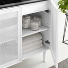 Modway Calla 36" Perforated Metal Bathroom Vanity