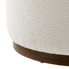 Modway Tilden Large 29" Round Boucle Upholstered Ottoman