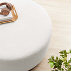 Modway Tilden Large 38" Round Boucle Upholstered Ottoman