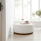 Modway Tilden Large 38" Round Boucle Upholstered Ottoman