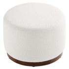 Modway Tilden Large 23" Round Boucle Upholstered Upholstered Ottoman