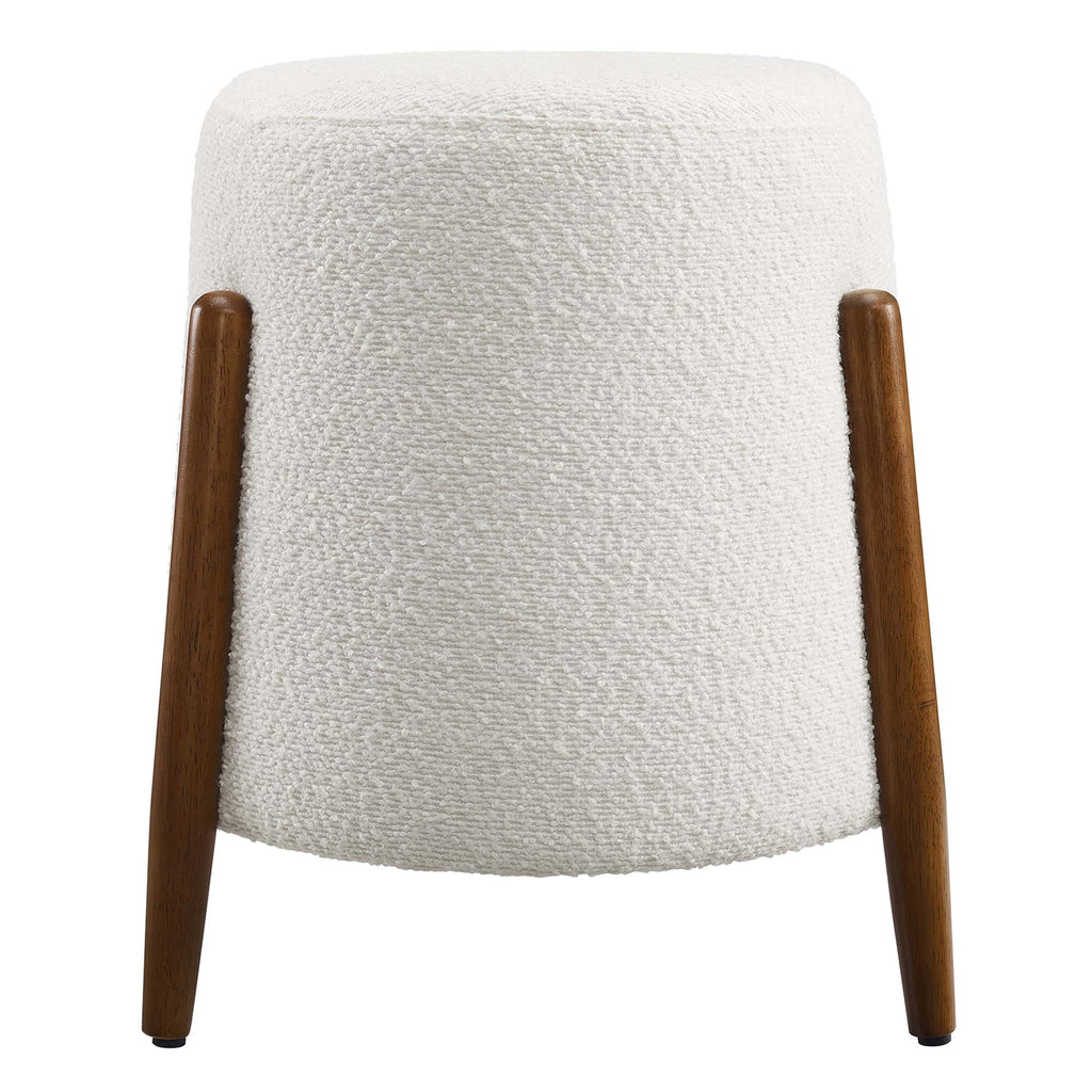 Modway Riven Upholstered Boucle Fabric Ottoman  