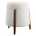 Modway Riven Upholstered Boucle Fabric Ottoman
