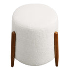 Modway Riven Upholstered Boucle Fabric Ottoman