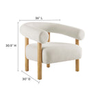 Modway Sable Upholstered Fabric Armchair