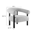 Modway Sable Upholstered Fabric Armchair