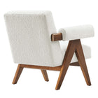 Modway Lyra Boucle Fabric Armchair Set of 2