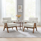 Modway Lyra Boucle Fabric Armchair Set of 2
