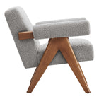 Modway Lyra Boucle Fabric Armchair Set of 2