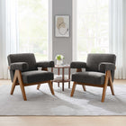 Modway Lyra Fabric Armchair Set of 2