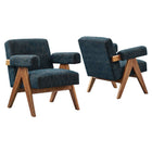 Modway Lyra Fabric Armchair Set of 2  