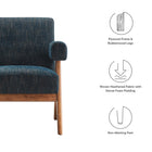 Modway Lyra Fabric Armchair Set of 2
