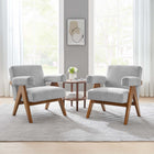 Modway Lyra Fabric Armchair Set of 2