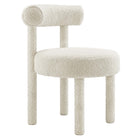Modway Toulouse Boucle Fabric Dining Chair Set of 2
